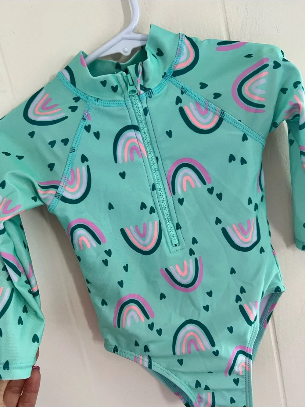 18 mo Swimsuit Long-Sleeve One-Piece by Jumping Beans